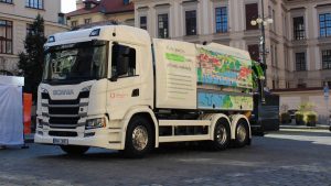 Scania na bioCNG - Praha