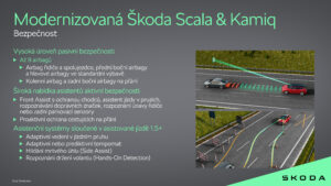 Škoda Scala a Kamiq - přehled bezpečnosti